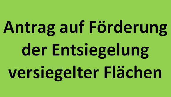 Versickerung verbessern