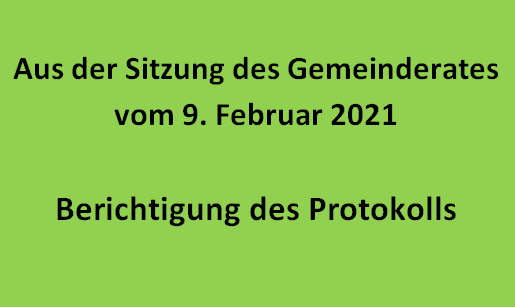 Aus dem Gemeinderat