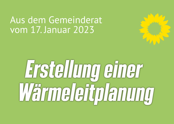 Antrag auf Wärmeleitplanung wurde zurückgestellt