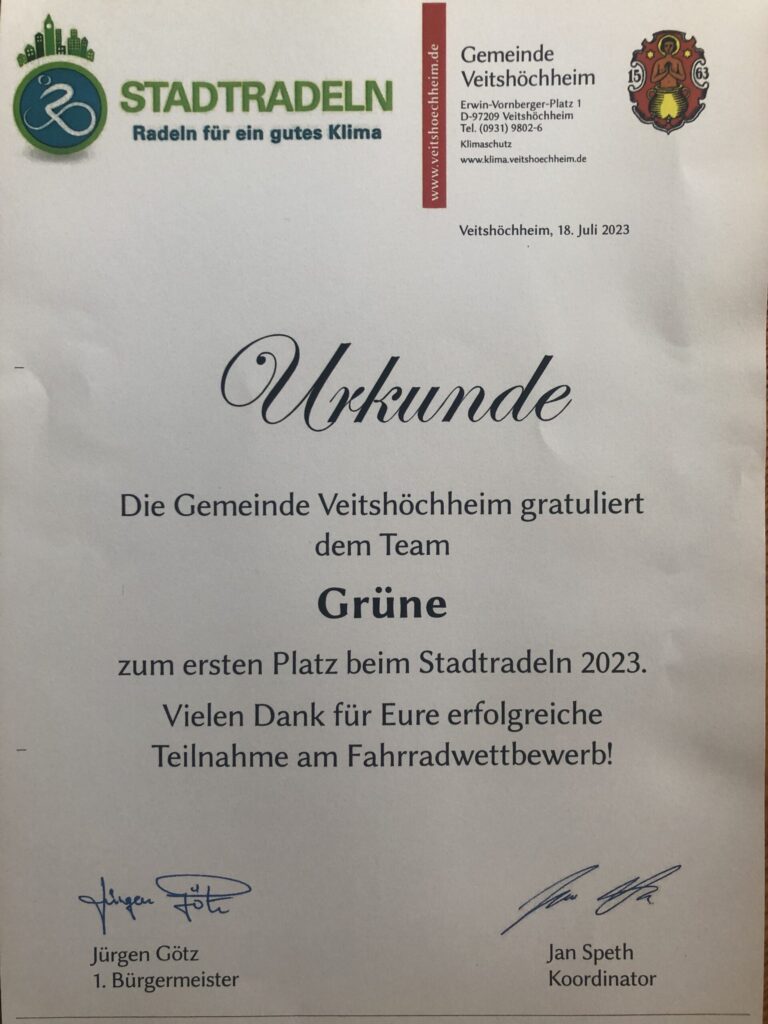 Grüne wieder auf Platz 1