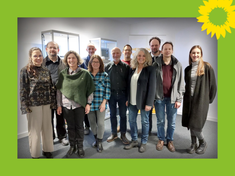 Grüne besuchen Firma Rockenstein