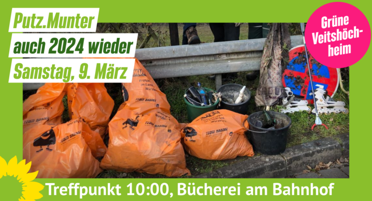 Sie wollen auch ein sauberes Veitshöchheim?