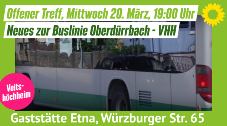 Offener Treff zum Thema Verkehr