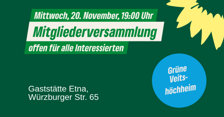 Mitgliederversammlung – Offener Treff