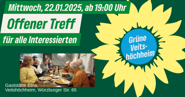 Einladung zum ersten Offenen Treff 2025