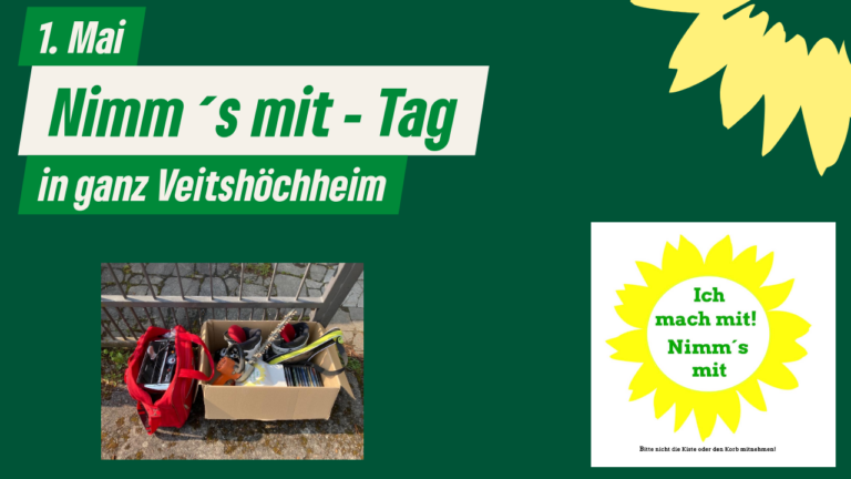Anmelden für den NIMM´S-MIT-TAG