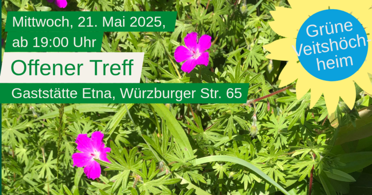 Herzliche Einladung zum Offenen Treff